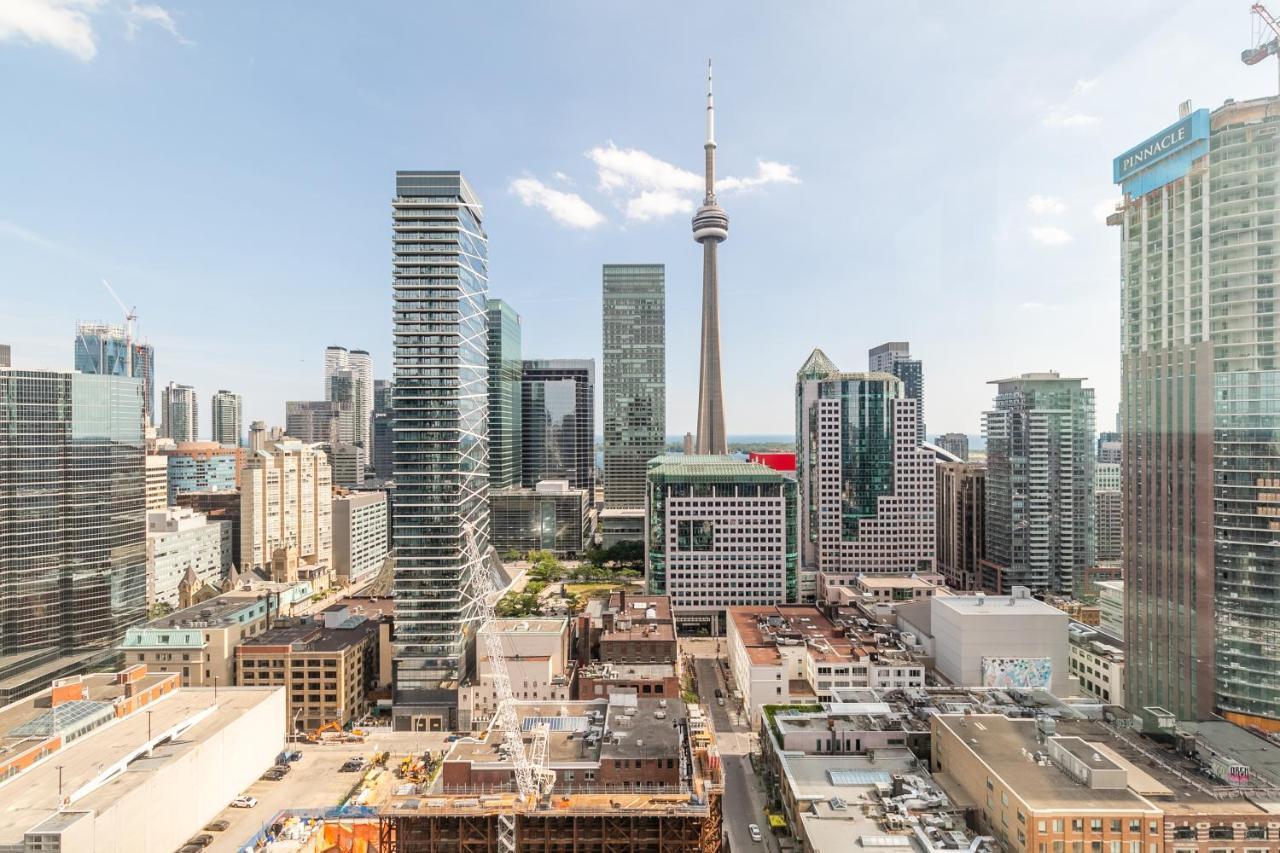 Luxury 2 Bedroom In The Heart Of Entertainment District W/ Cn Tower View Toronto Ngoại thất bức ảnh