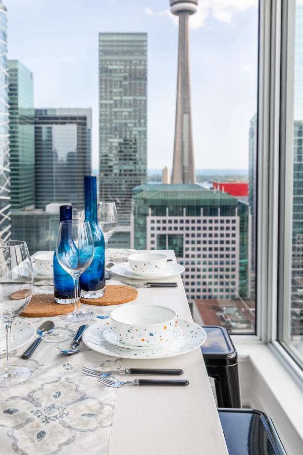 Luxury 2 Bedroom In The Heart Of Entertainment District W/ Cn Tower View Toronto Ngoại thất bức ảnh