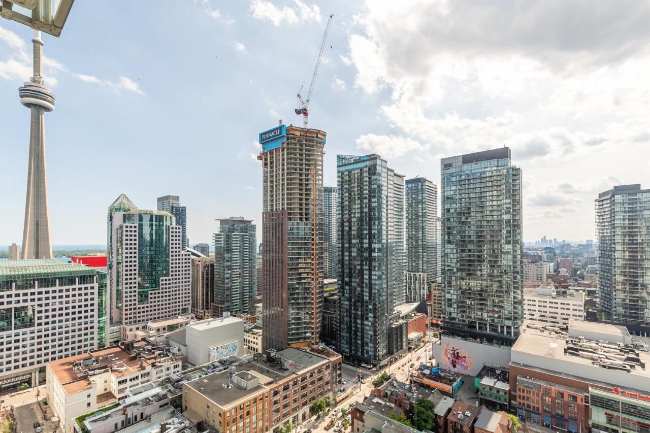 Luxury 2 Bedroom In The Heart Of Entertainment District W/ Cn Tower View Toronto Ngoại thất bức ảnh